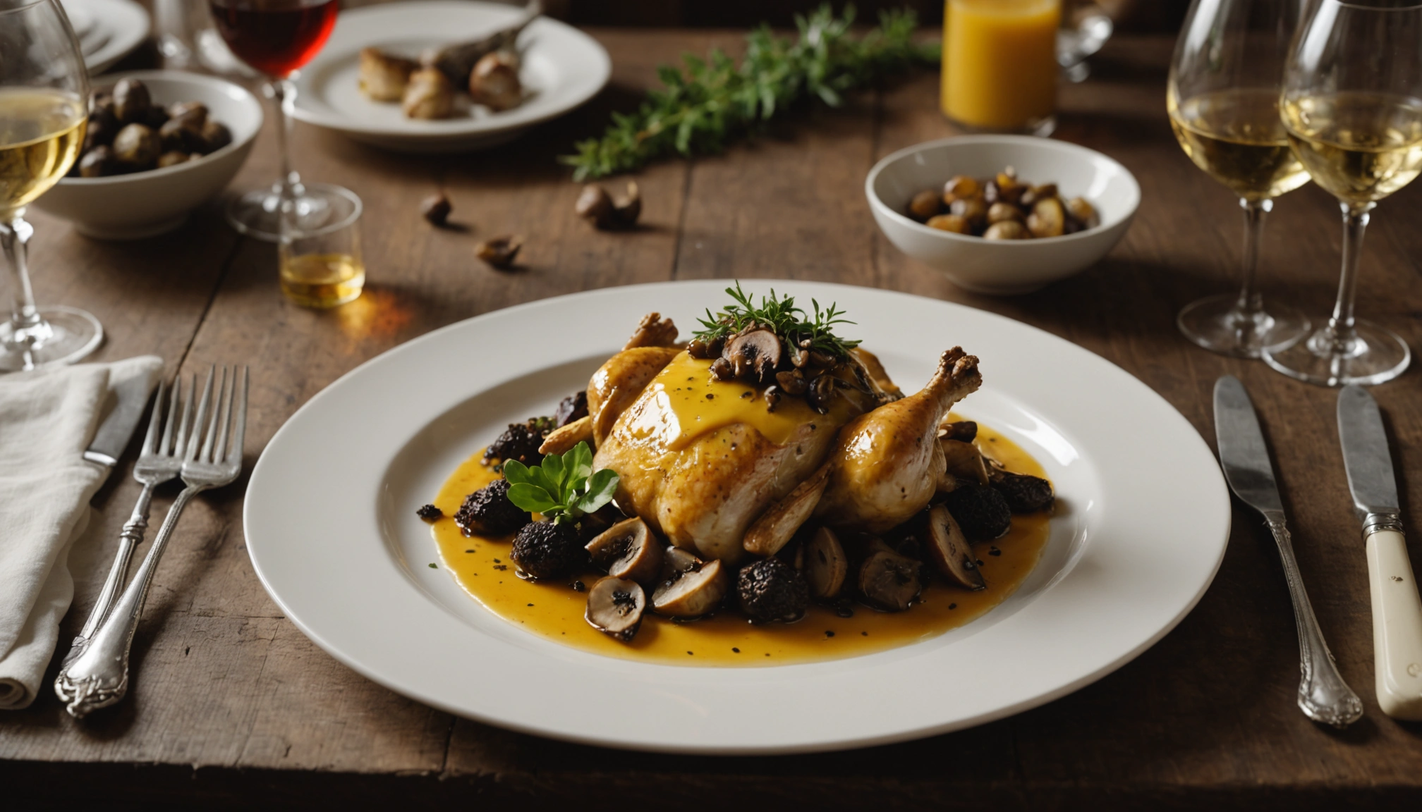 sauce vin jaune et morilles