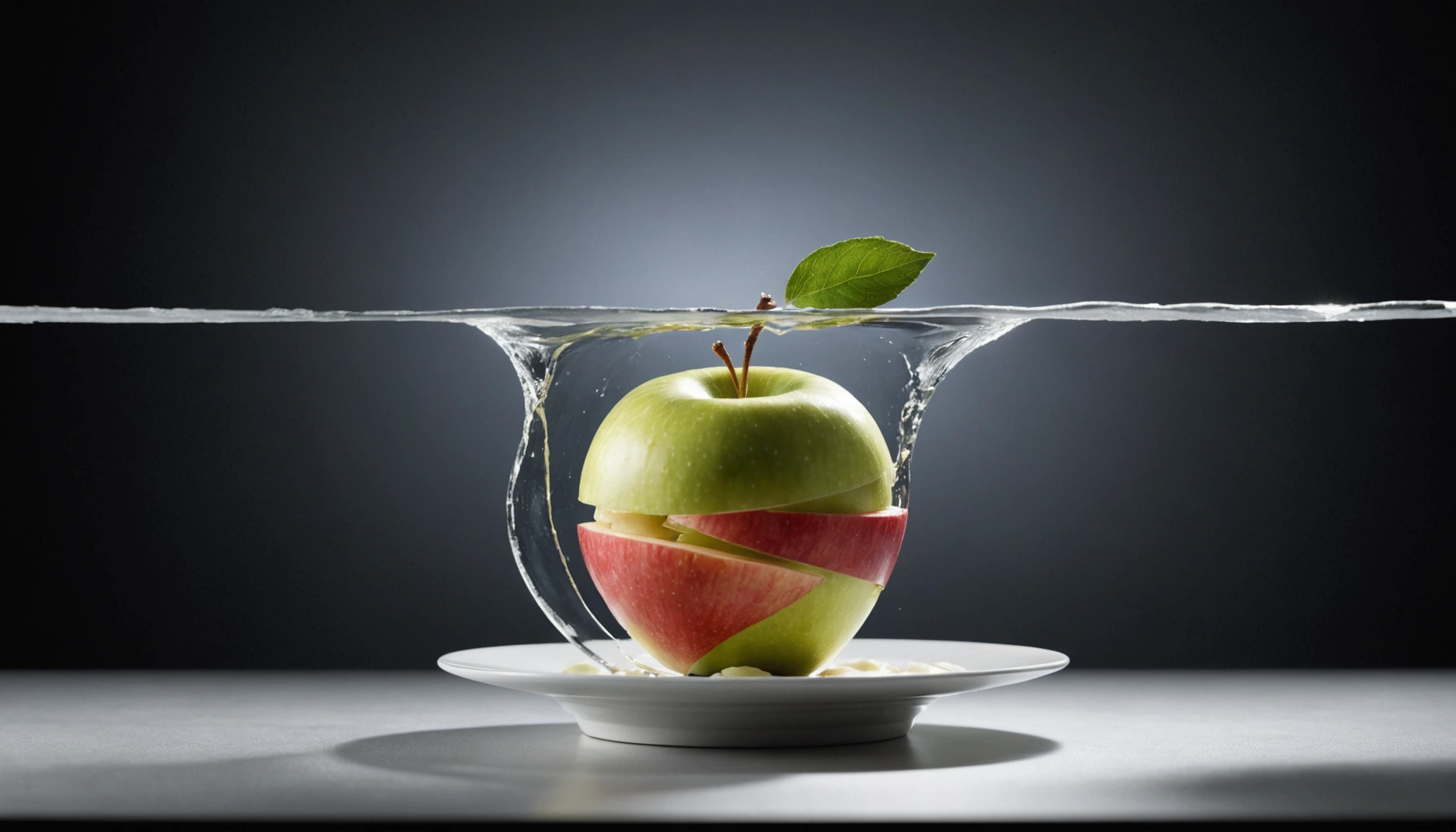 pomme en l'air