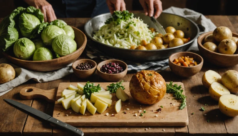 chou et pomme de terre